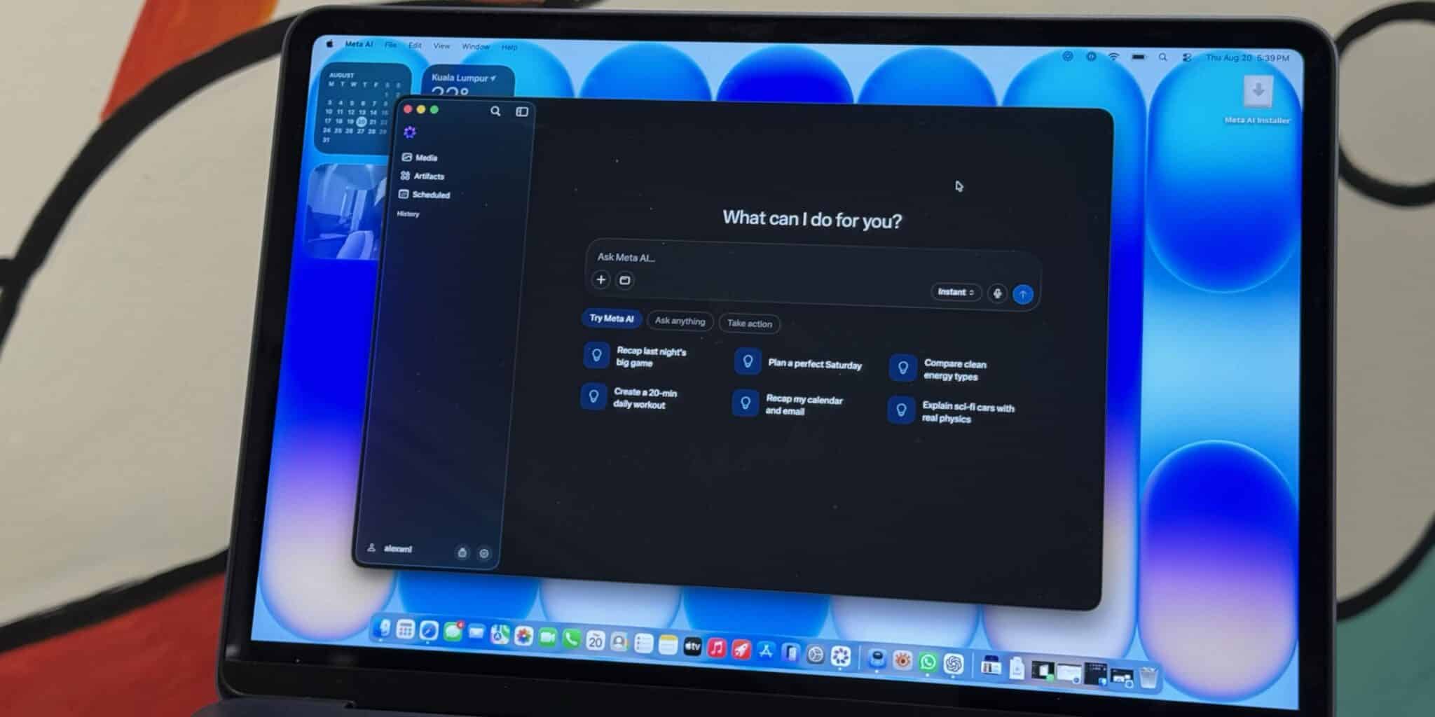 Meta Launches Native Meta AI App for Apple Mac Computers