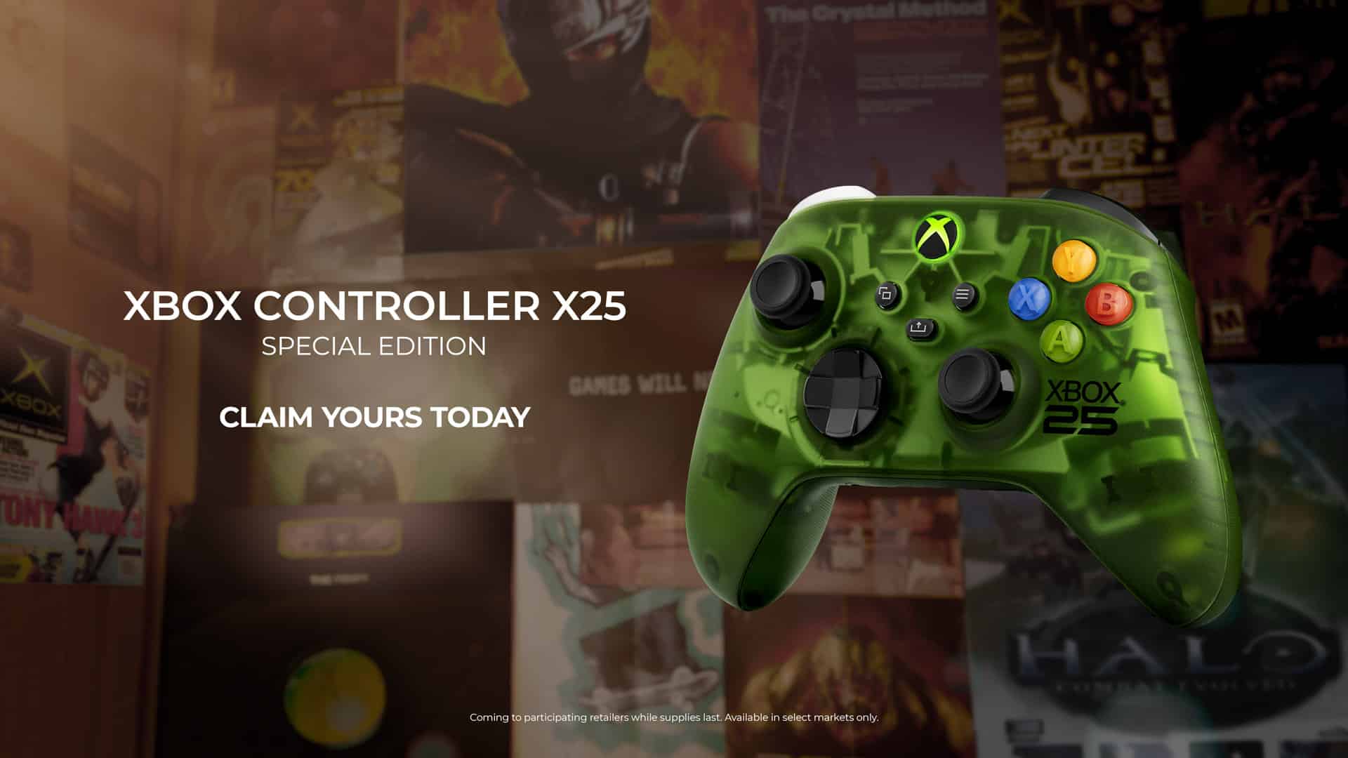 Microsoft Opens Pre-Orders for Xbox 25th Anniversary Collection