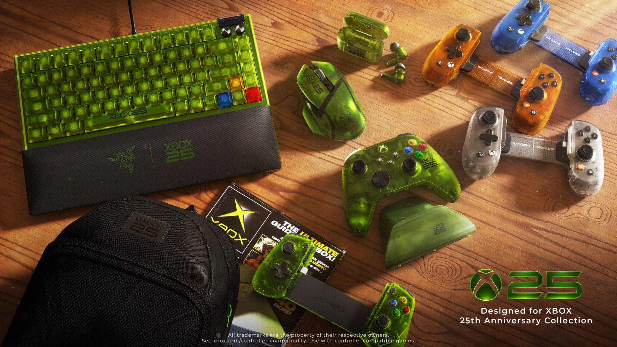 Microsoft Unveils Designed for Xbox 25th Anniversary Hardware Collection
