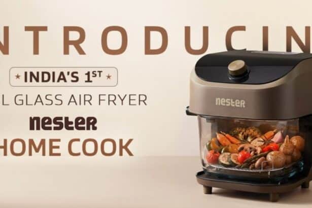 Nester Launches Home Cook 6.2L Glass Air Fryer with SteamLock Feature in India