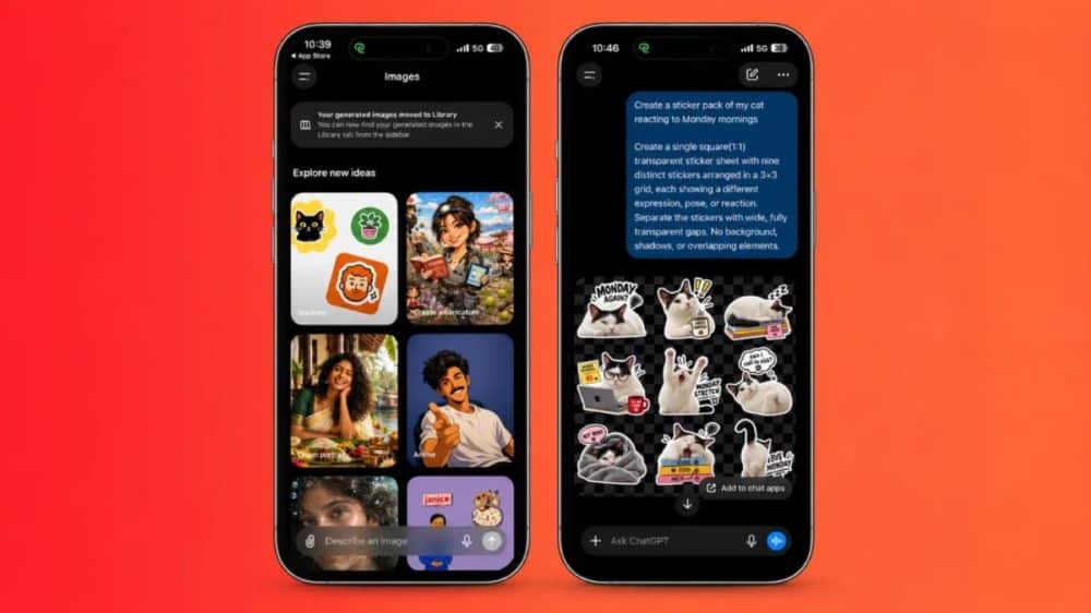 OpenAI Adds Custom WhatsApp and iMessage Sticker Maker