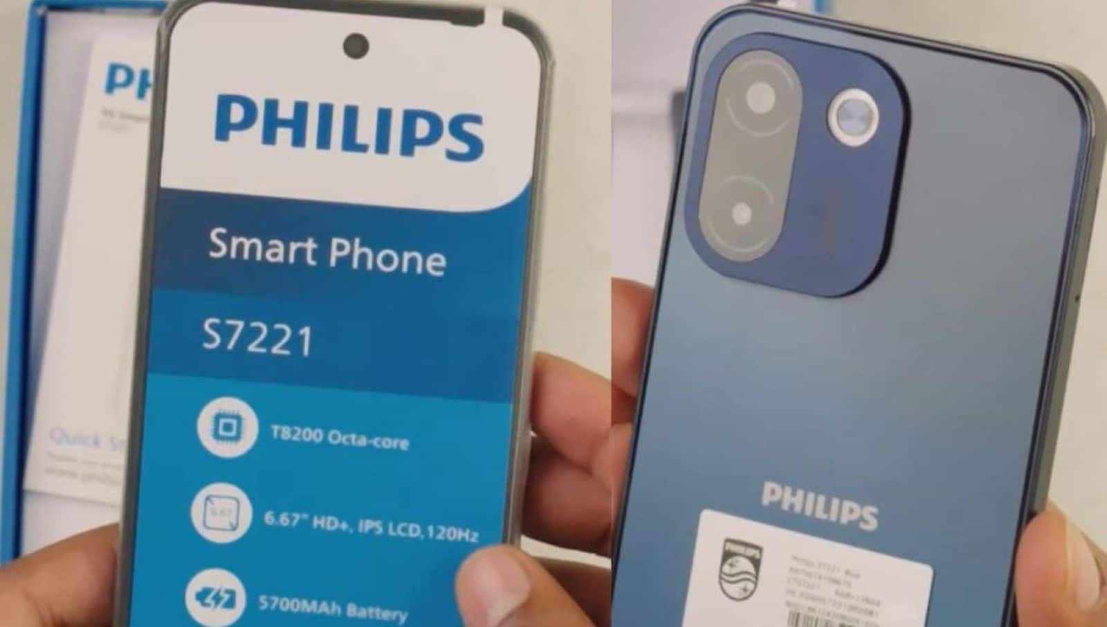 Philips Launches S7221 5G Smartphone With Unisoc T8200 Chip and 64MP Camera