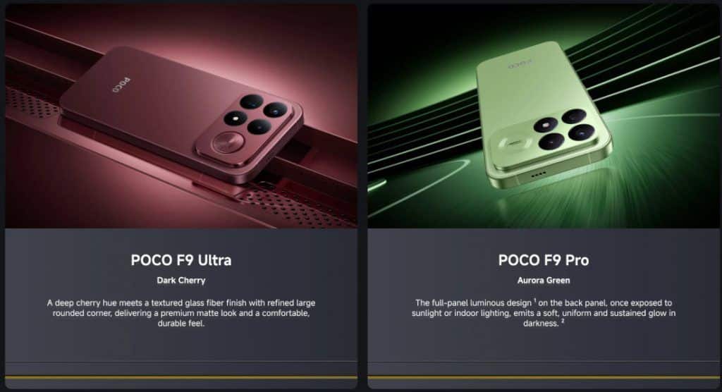 Poco Schedules Poco F9 Pro and Poco F9