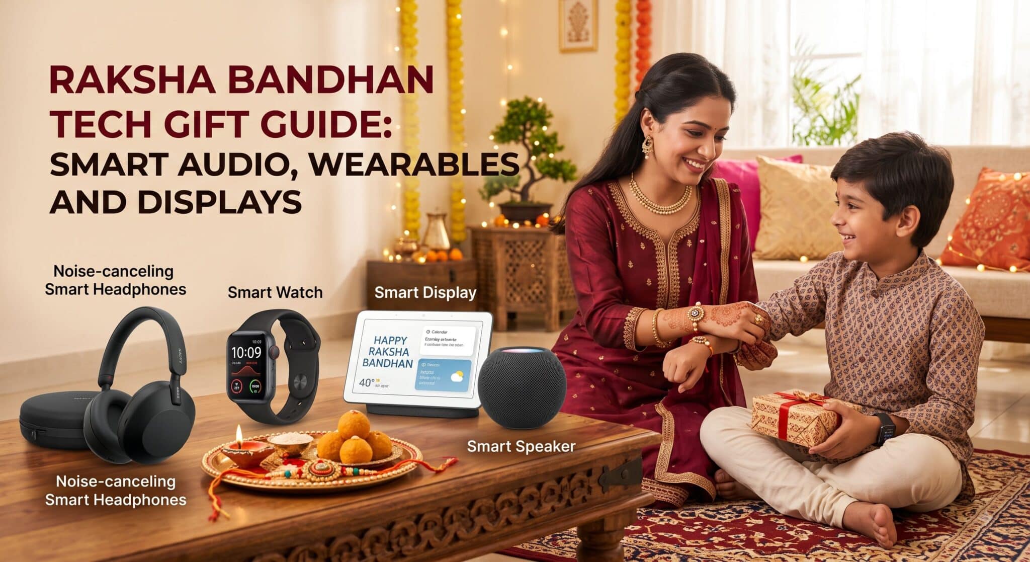 Raksha Bandhan Tech Gift Guide Features Smart Audio, Wearables and Displays
