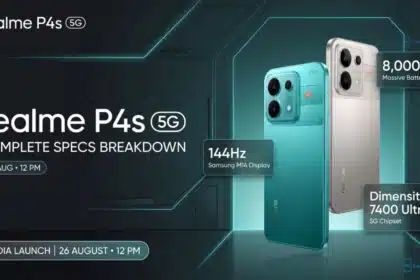 Realme P4s 5G Launches in India on August 26 With 8000mAh Battery and Dimensity 7400 Ultra Chip