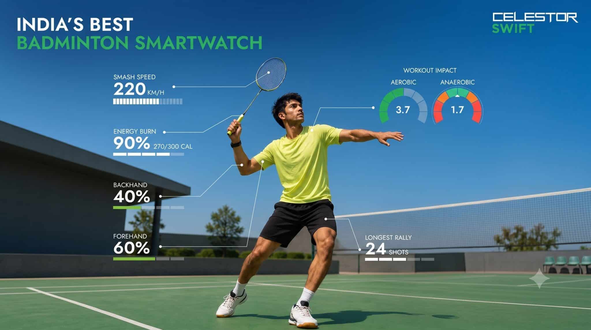 Titan Smart Launches Celestor Swift Badminton Smartwatch in India at Rs 9499