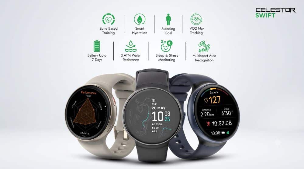Titan Smart Launches Celestor Swift Badminton Smartwatch in India at Rs 9499 2 Titan Smart Launches Celestor Swift Badminton Smartwatch