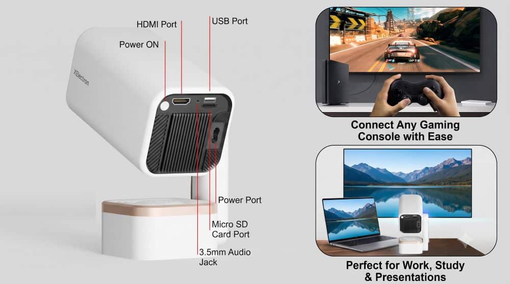 XElectron Techno Plus Android 14 Smart Projector Debuts in India at Rs 8,499 2 XElectron Techno Plus Android 14 Smart Projector