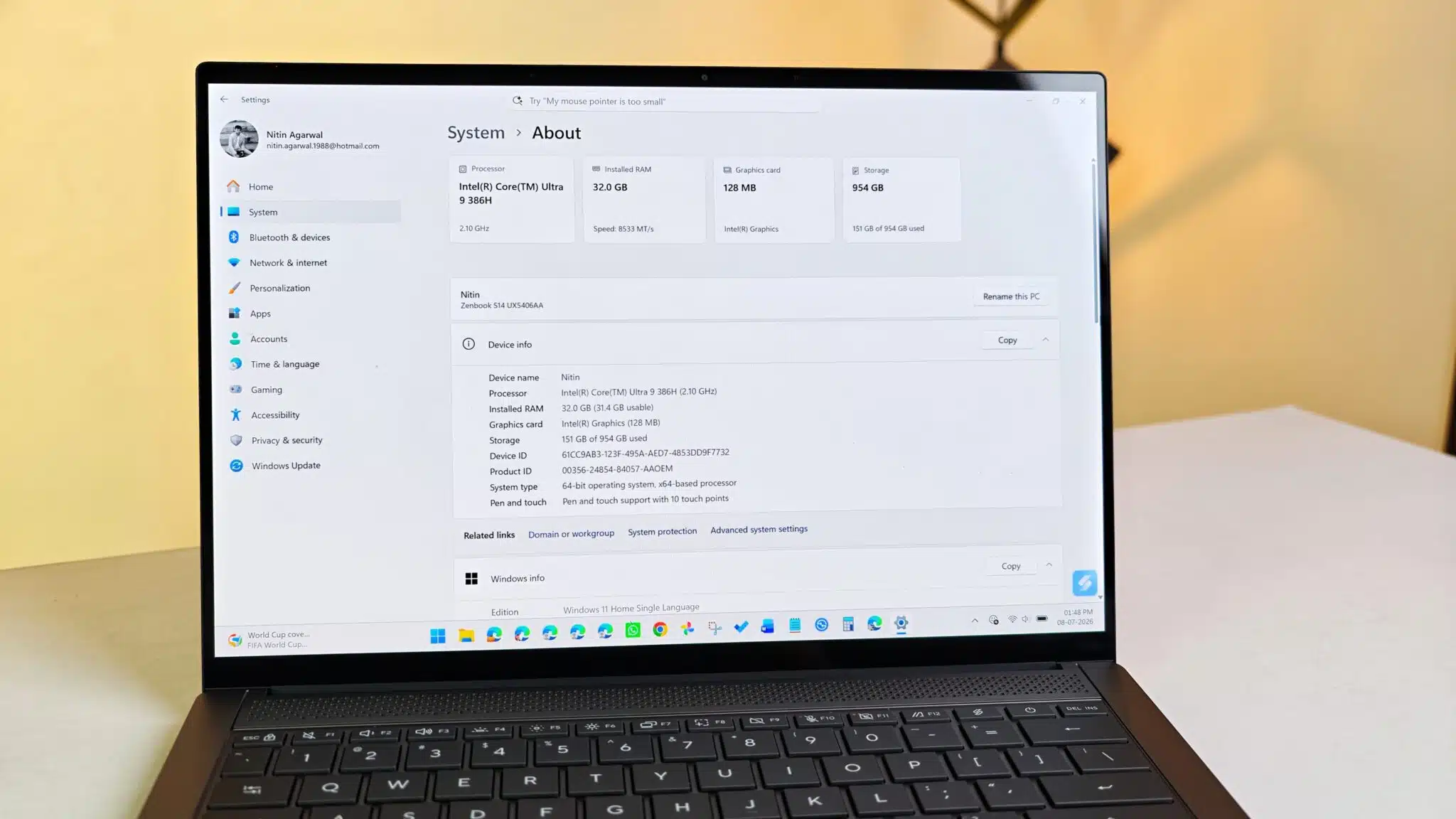 ASUS Zenbook S14 OLED UX5406AA Review: Delivers Strong Battery Life and Premium Portability 5 asus zenbook s144 161439 scaled