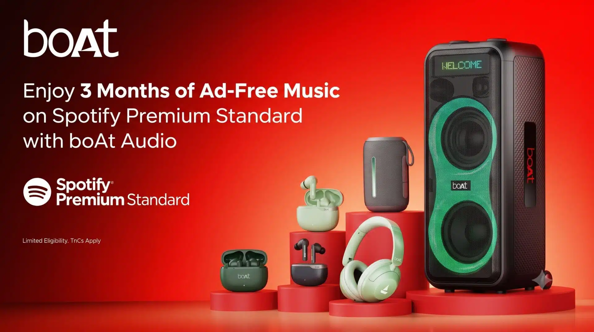 boAt partners with Spotify Premium to offer free subscription with select audio devices 1 boAt partners with Spotify Premium to offer free subscription with select audio devices