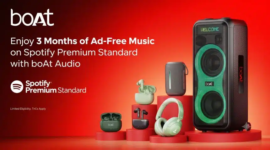 boAt partners with Spotify Premium to offer free subscription with select audio devices