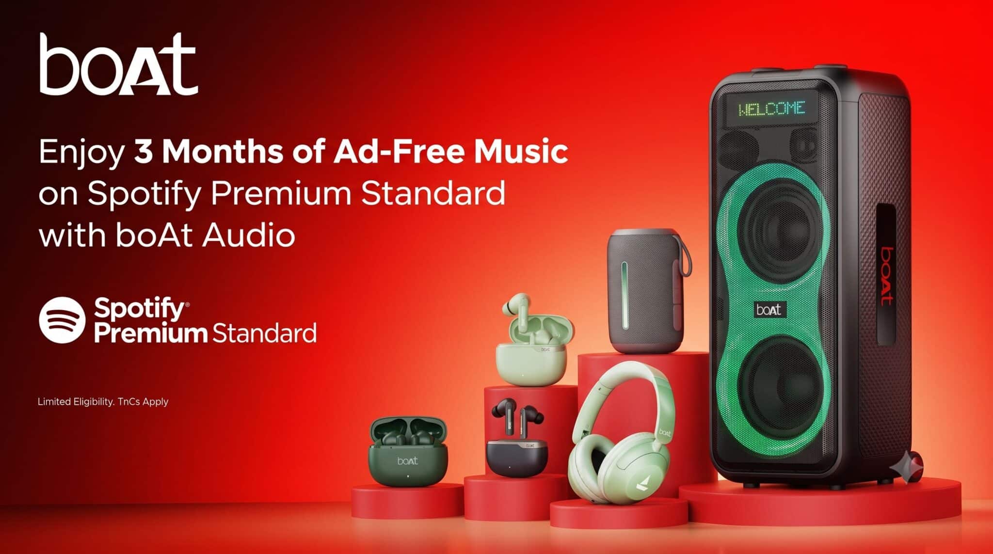 boAt partners with Spotify Premium to offer free subscription with select audio devices