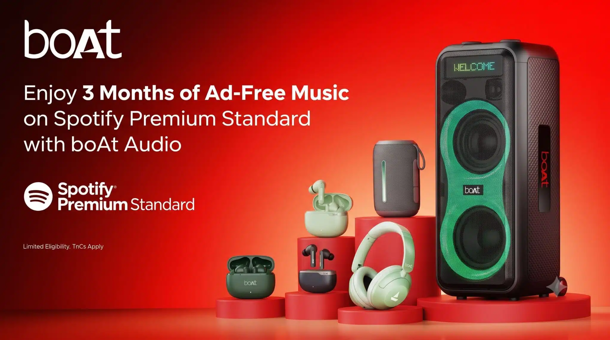 boAt partners with Spotify Premium to offer free subscription with select audio devices