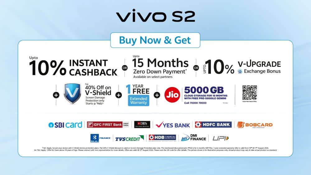 vivo Launches S2 Smartphone in India With 7050mAh Battery and Dimensity 7360 Turbo Chipset 2 vivo Launches S2 Smartphone in India