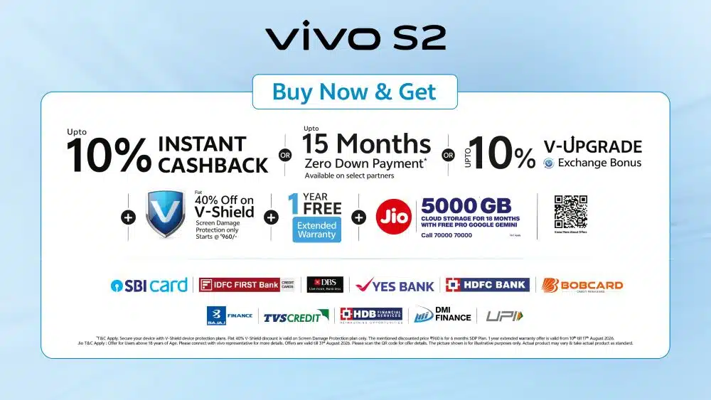 vivo Launches S2 Smartphone in India With 7050mAh Battery and Dimensity 7360 Turbo Chipset 2 vivo Launches S2 Smartphone in India
