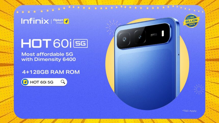 Infinix Prepares Three New 5G Smartphones for Flipkart Big Billion Days Sale in India