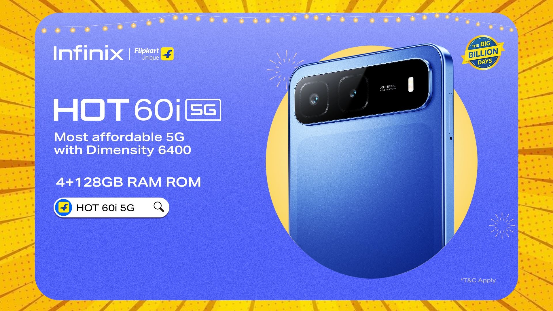 Infinix Prepares Three New 5G Smartphones for Flipkart Big Billion Days Sale in India
