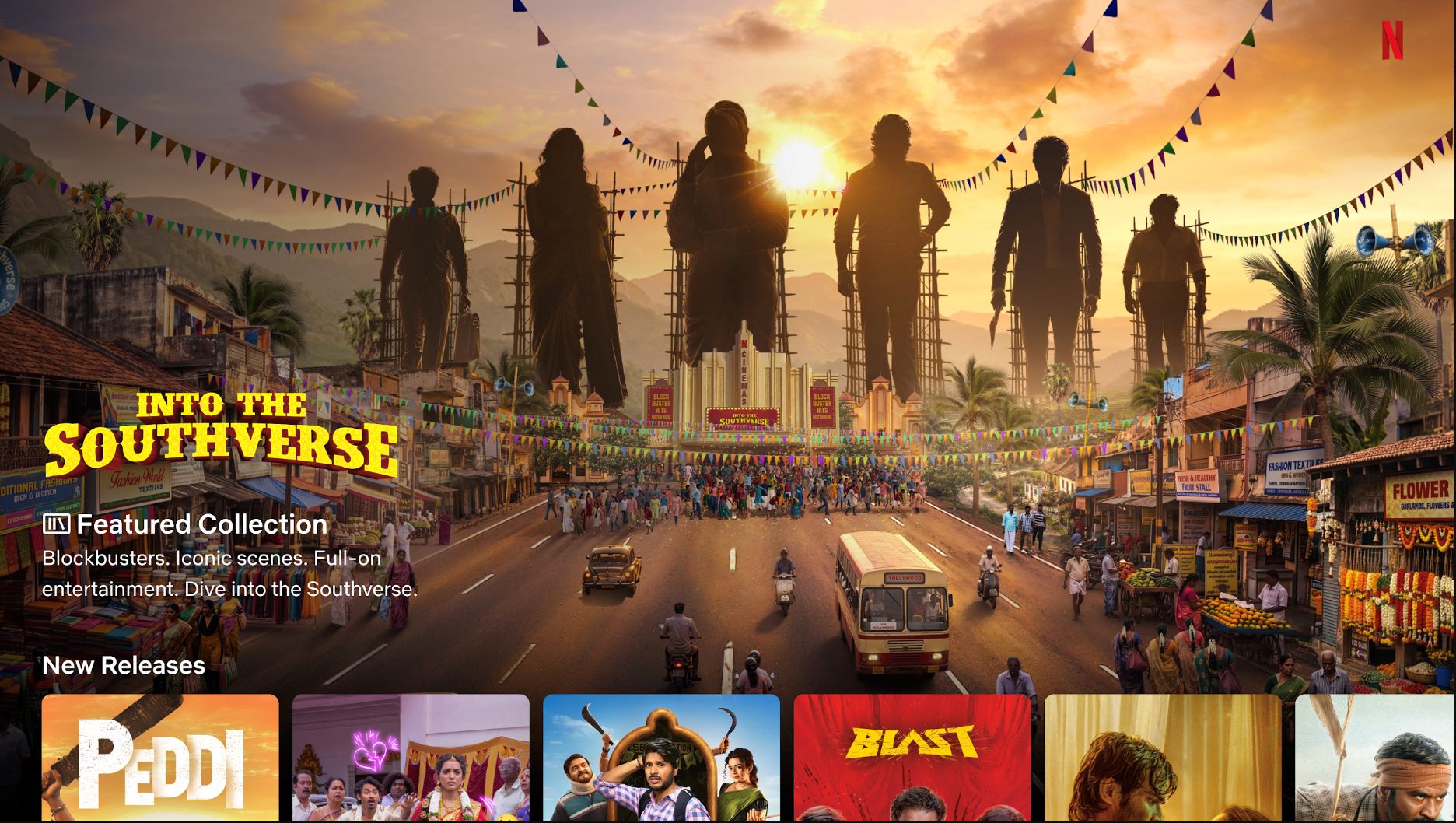 Netflix Launches Southverse Hub in India to Help Viewers Find South Indian Content