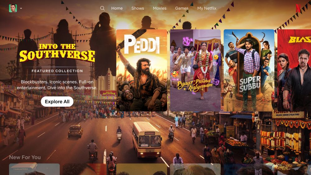 Netflix Launches Southverse Hub in India to Help Viewers