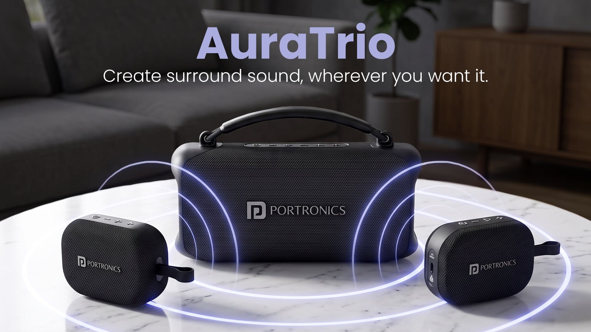 Portronics AuraTrio