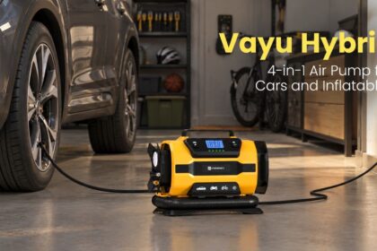 Portronics Launches Vayu Hybrid 4-in-1 Tyre Inflator in India