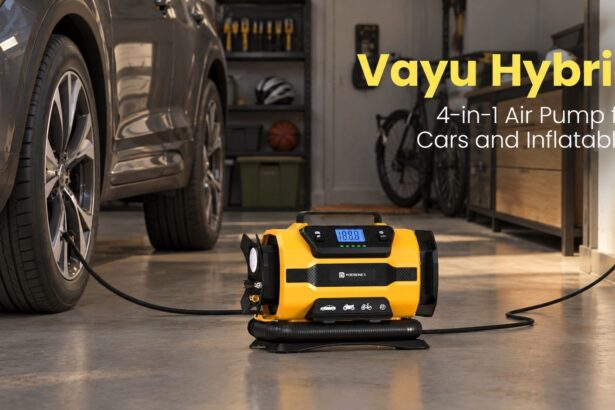 Portronics Launches Vayu Hybrid 4-in-1 Tyre Inflator in India