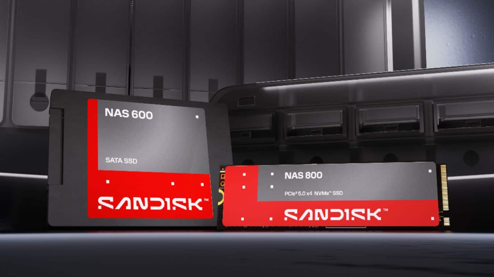 Sandisk Launches NAS 600 SATA and NAS 800 NVMe SSDs for High Endurance Storage
