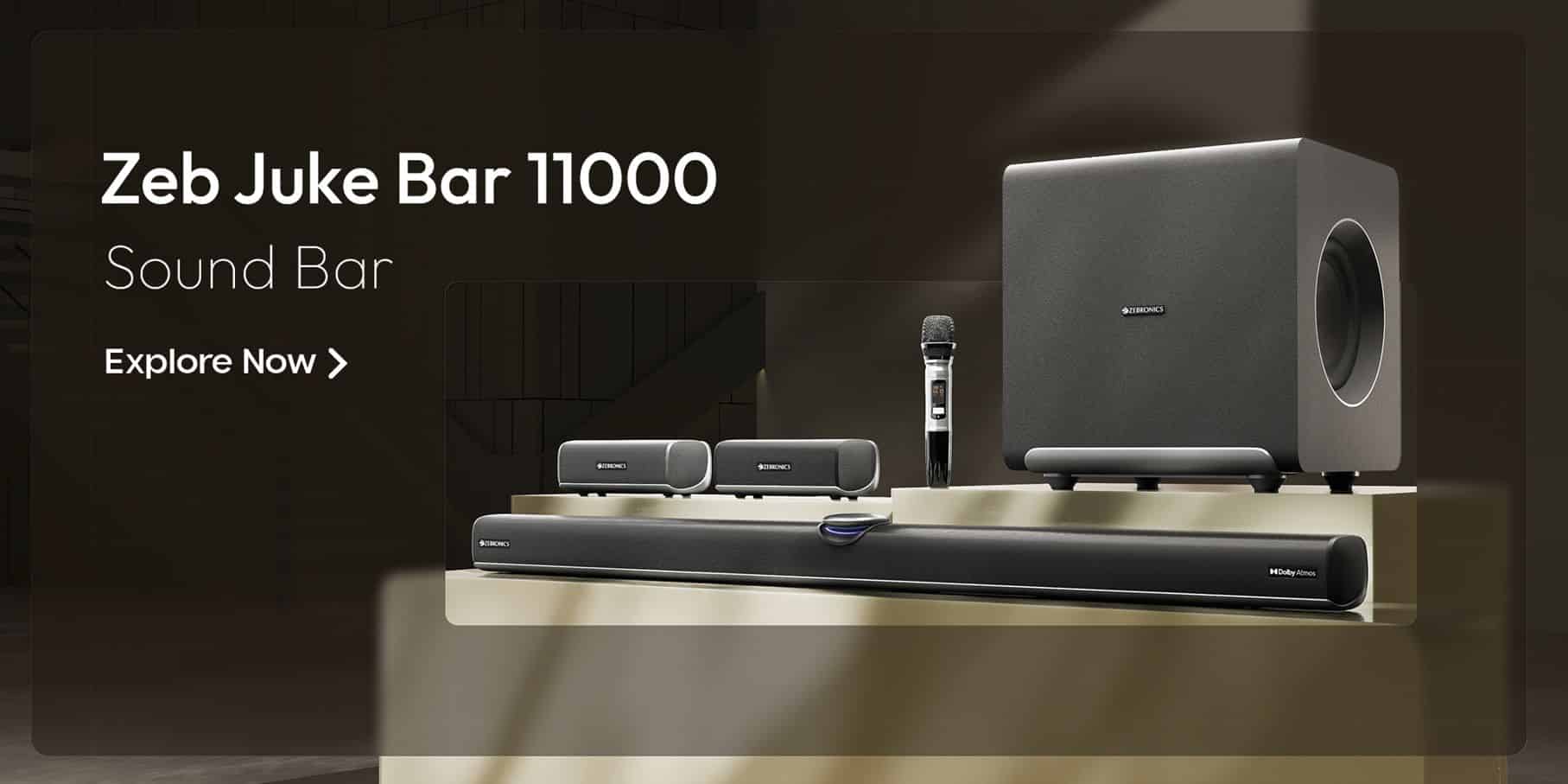 Zebronics Introduces Zeb-Juke Bar 11000 With 1610W Audio Output In India