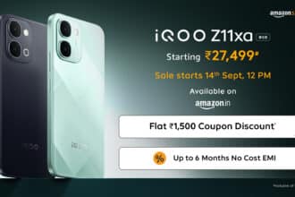 iQOO Z11xa 5G Debuts in India with 7200mAh Battery and Dimensity 7400-Turbo Processor