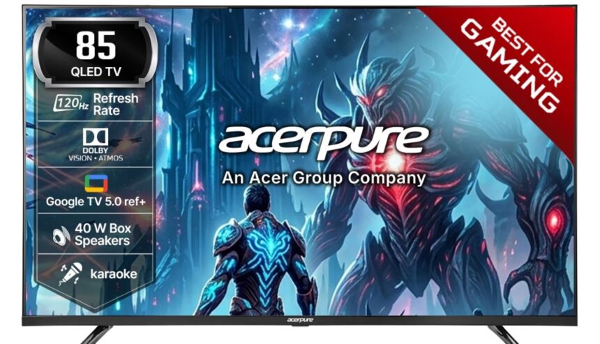 Acerpure Introduces Nitro QLED TV Series in India on Flipkart Starting at Rs 59,999