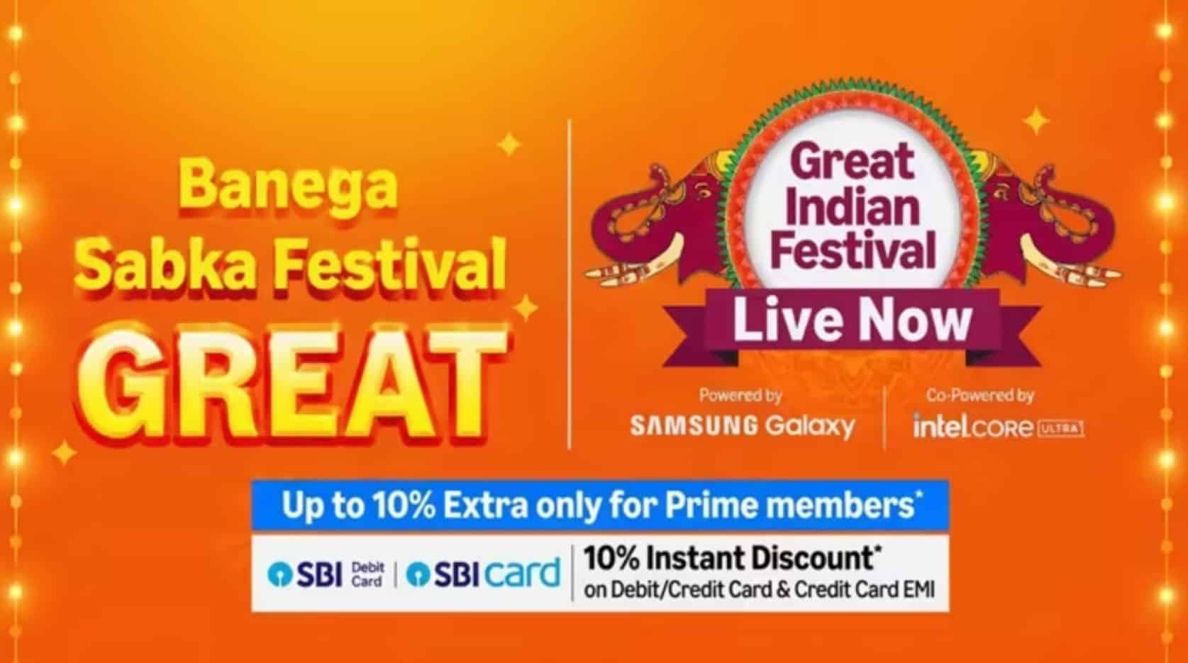 Amazon Great Indian Festival Sale Brings Up to 70 Percent Off on Consumer Electronics