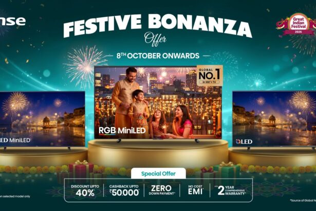 Hisense India Cuts Smart TV Prices by up to 40 Percent for Festive Sales on Amazon and Flipkart