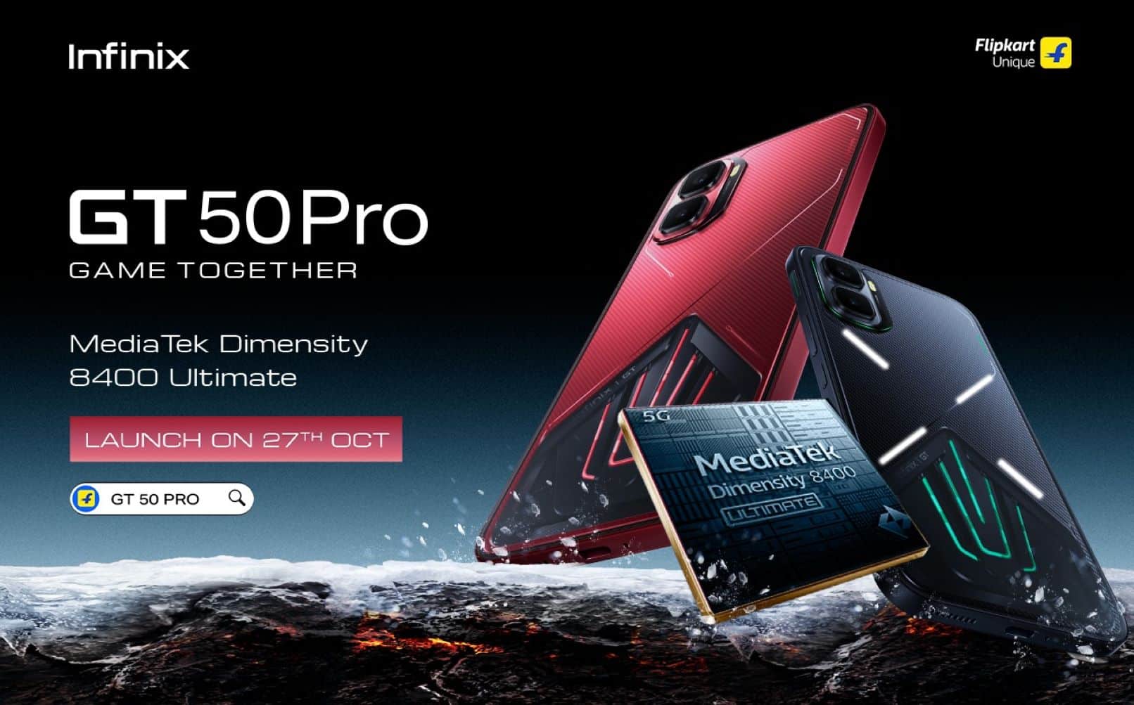 Infinix GT 50 Pro Launches in India on October 27 With Dimensity 8400 Ultimate Chip