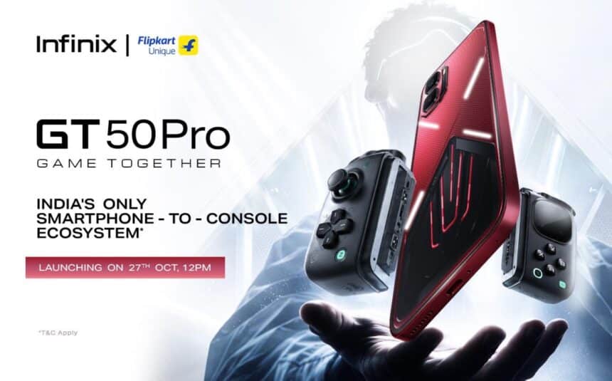 Infinix GT 50 Pro Launches in India on October 27 with Full Gaming Setup