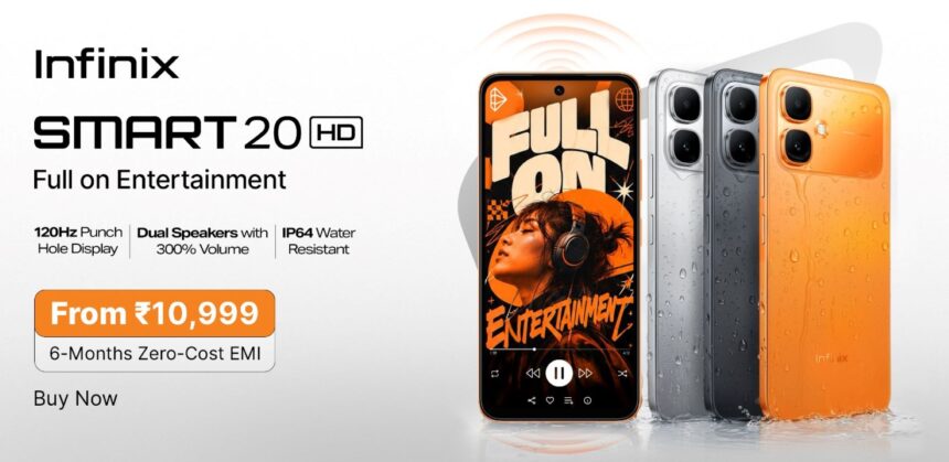 Infinix SMART 20 HD Launches in India With 120Hz Display and 5000mAh Battery at Rs 10,999