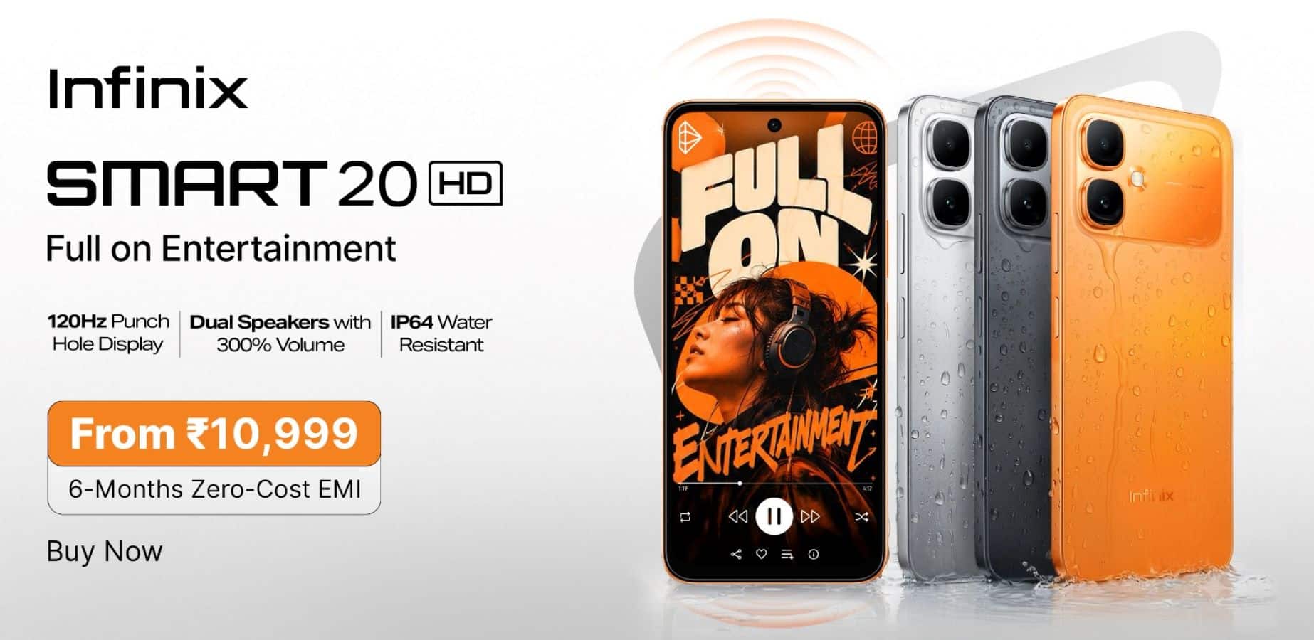 Infinix SMART 20 HD Launches in India With 120Hz Display and 5000mAh Battery at Rs 10,999