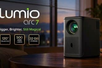 Lumio Launches Arc 7 2026 Edition Smart Projector With Google TV in India