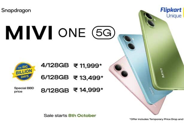 Mivi One 5G Debuts in India Ahead of Flipkart Big Billion Days Sale