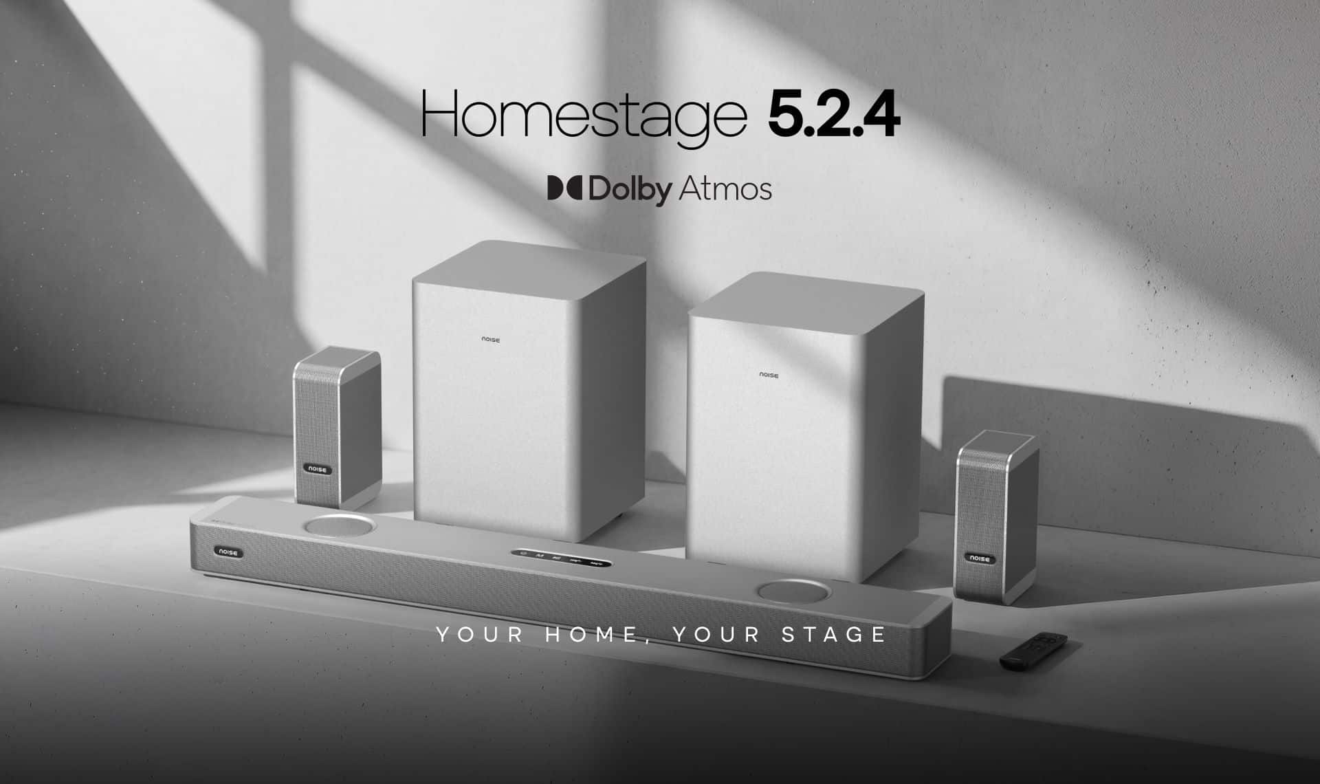Noise Introduces Homestage Soundbar Series With Flagship 700W Dolby Atmos System in India