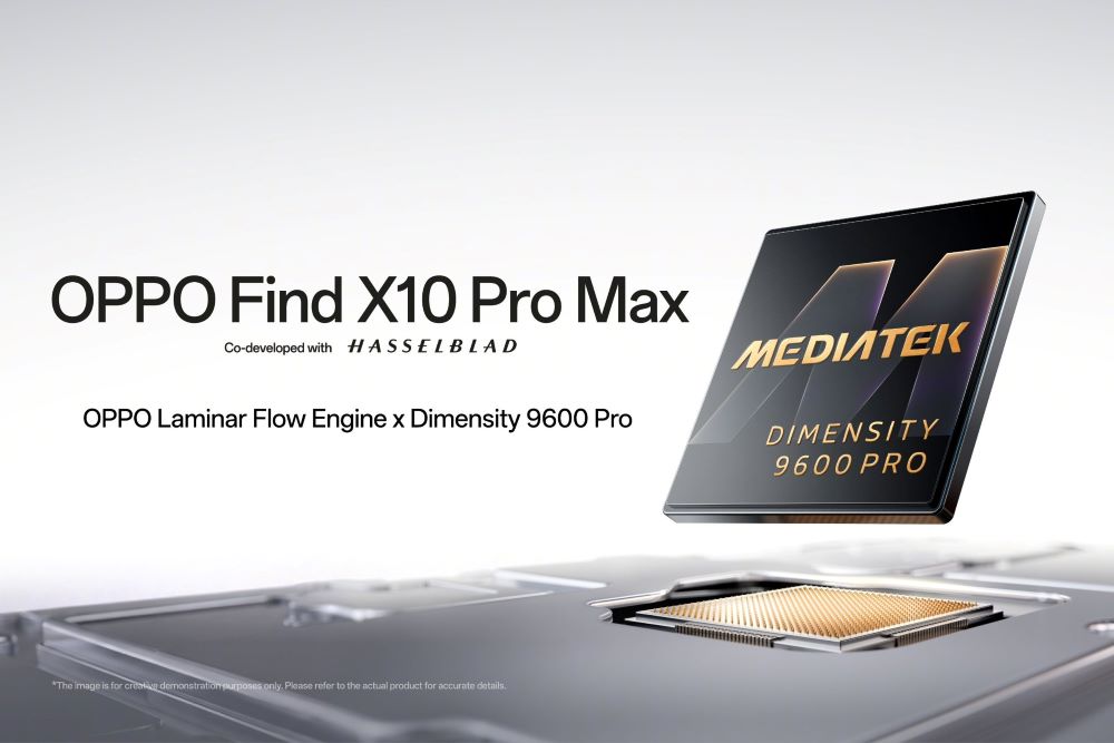 OPPO Find X10 Pro Max Arrives as First Smartphone with MediaTek Dimensity 9600 Pro Chipset 2 OPPO Find X10 Pro Max Arrives as First Smartphone with MediaTek Dimensity 9600 Pro Chipset
