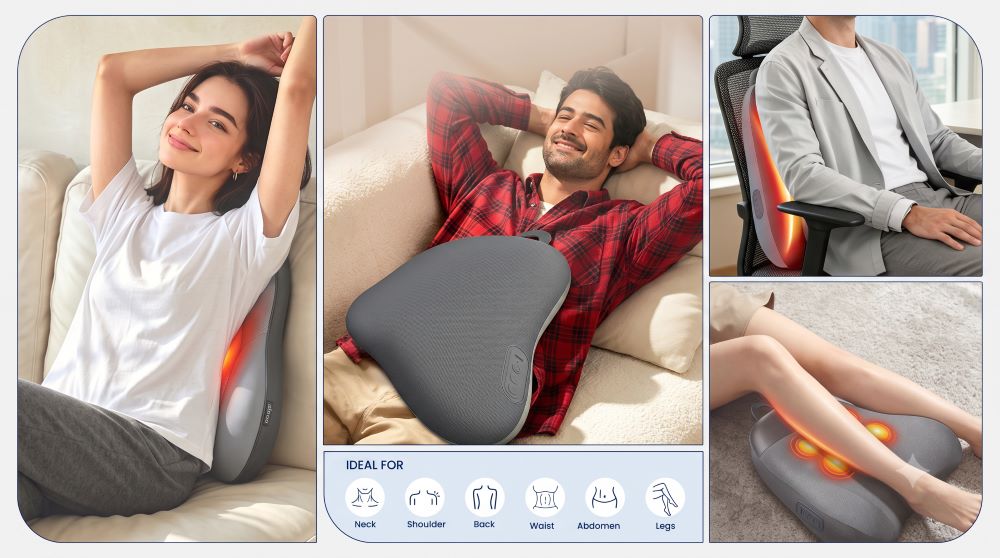 Portronics Launches Zeno Ease Rechargeable Massager with Heat Therapy in India 2 Portronics Launches Zeno Ease Rechargeable Massager with Heat Therapy in India