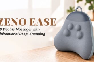 Portronics Launches Zeno Ease Rechargeable Massager with Heat Therapy in India
