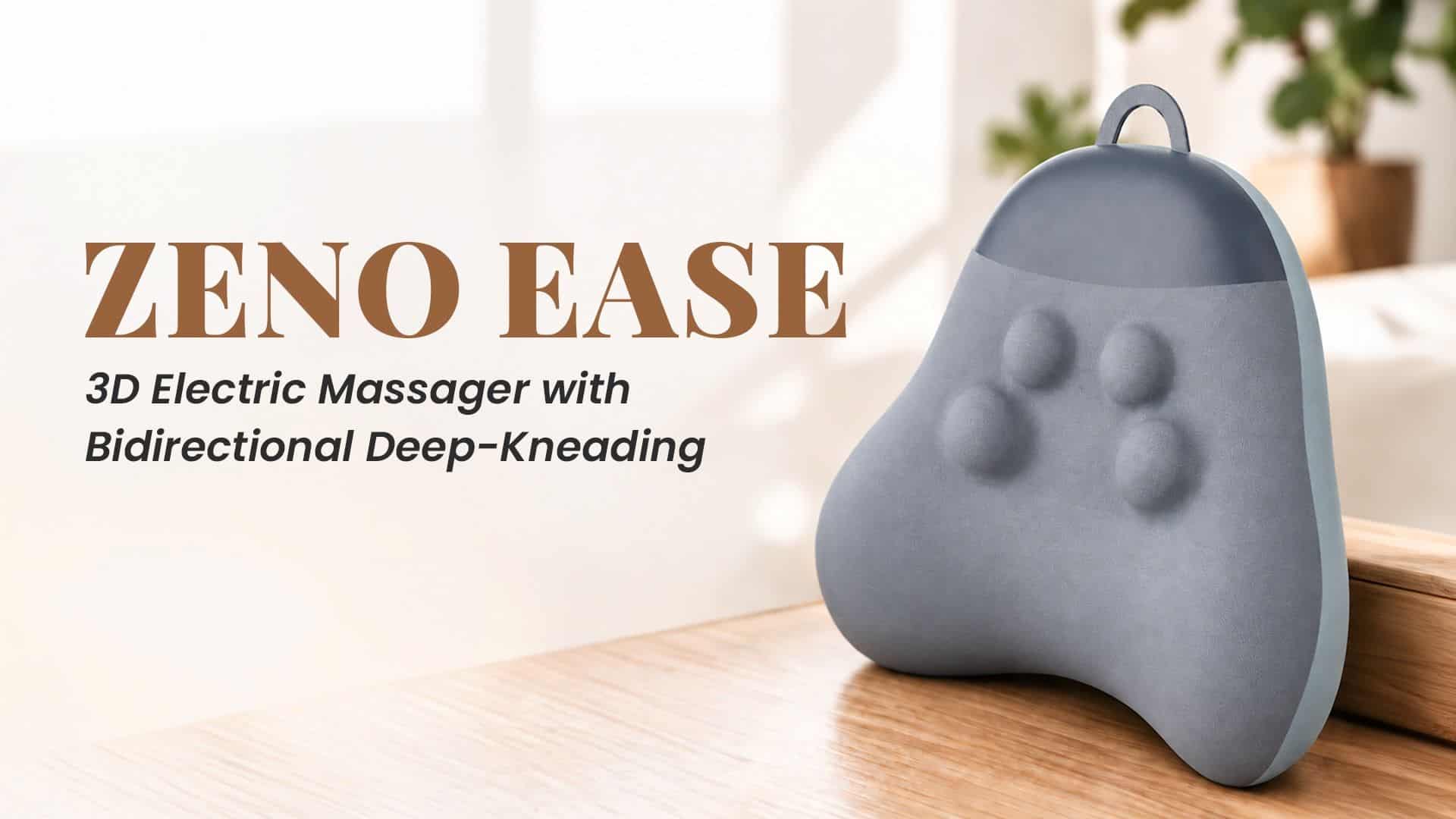 Portronics Launches Zeno Ease Rechargeable Massager with Heat Therapy in India