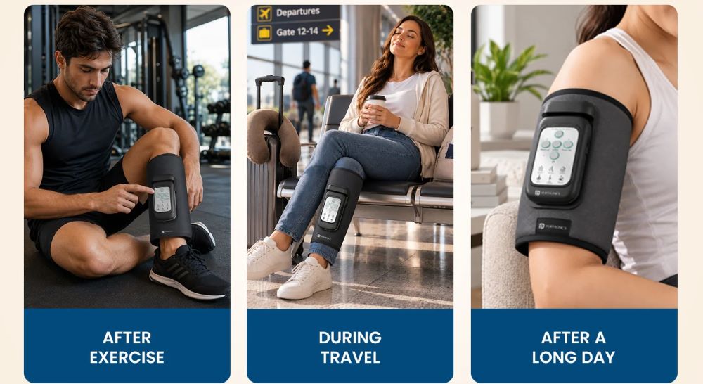 Portronics Launches Zeno L Mini Cordless Air Compression Massager in India 2 Portronics Launches Zeno L Mini Cordless Air Compression Massager in India