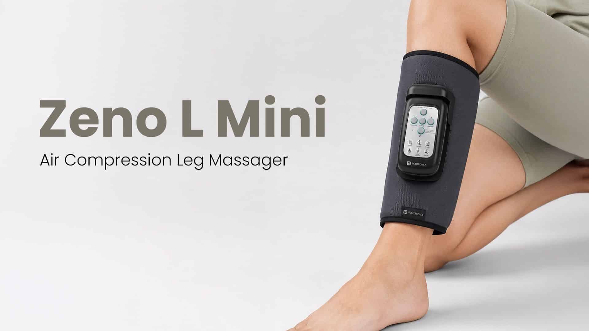 Portronics Launches Zeno L Mini Cordless Air Compression Massager in India