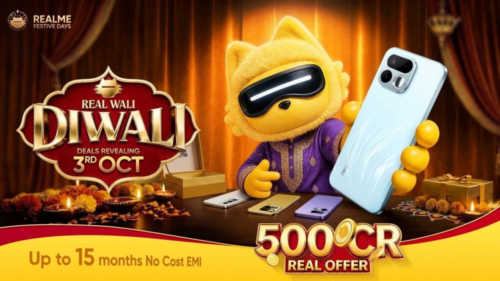 Realme Rolls Out Rs 500 Crore Festive Deals on Smartphones and AIoT Devices for Indian Buyers 2 Realme Rolls Out Rs 500 Crore Festive Deals on Smartphones and IoT Devices for Indian Buyers