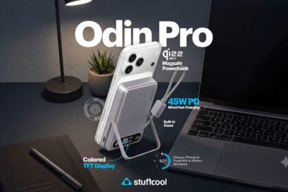 Stuffcool Launches Odin Pro 10000mAh Magnetic Power Bank with 25W Qi2.2 Wireless and 45W Wired Charging in India 1